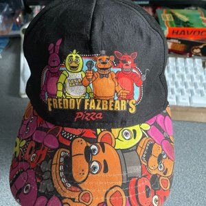 FREDDY FAZBEAR'S PIZZA -FIVE NIGHTS AT FREDDY'S-2017-BASEBALL-SKATER HAT CAP